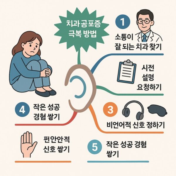 치과공포증 극복 방법 5단계